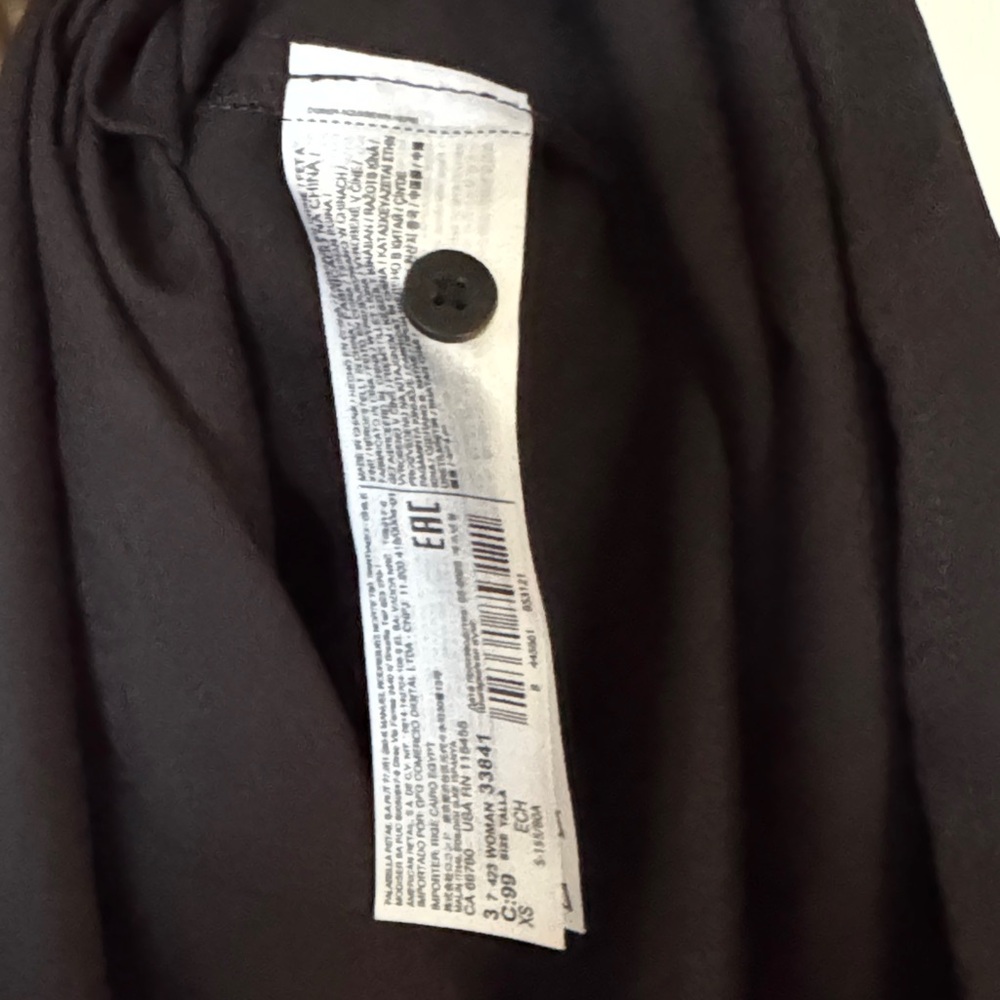 Mango Black Flowy Shirt Dress - Picture 7 of 11